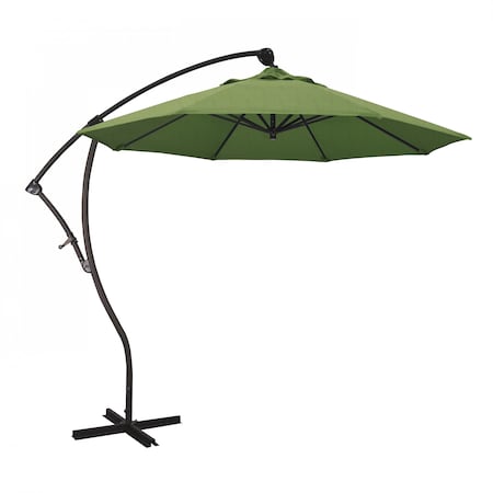 Patio Umbrella, Octagon, 95 H, Sunbrella Fabric, Spectrum Cilantro