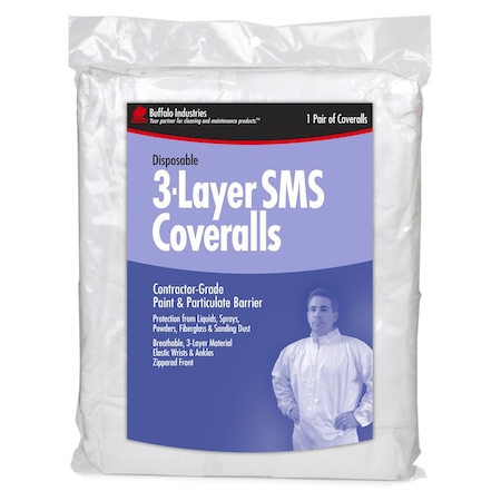 Sms Coveralls XL Hooded Bag