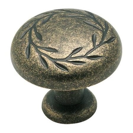 BP1581R2-25PACK 1-5/16 (33 Mm) Inspirations Knob Weathered Brass