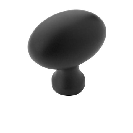 BP53014FB-25PACK 1-3/8 (35 Mm) Value Oversized Cab Knob Flat Black