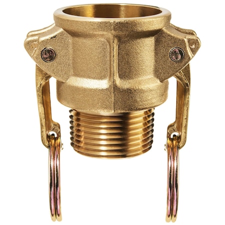 Cam And Groove Fitting, Brass, B, 4 Coupler X 4 Male NPT