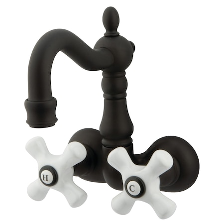 Wall-Mount Clawfoot Tub Faucet, Oil Rubbed Bronze, Tub Wall Mount