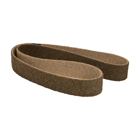 Sanding Belt, 3/4 W, 18' L, Surface Conditioning, Coarse, Brown
