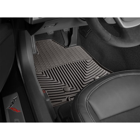 Front Rubber Mats/Cocoa,W418CO