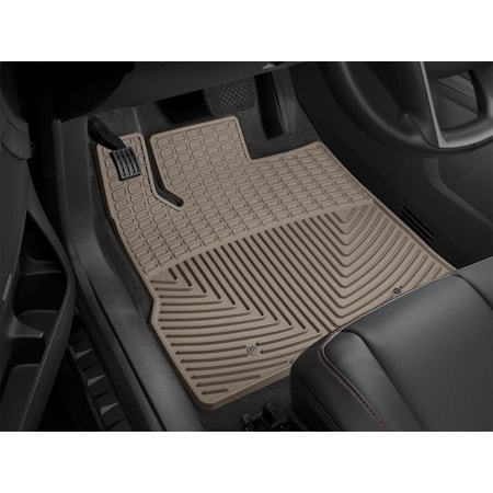 Front Rubber Mats/Tan,W489TN