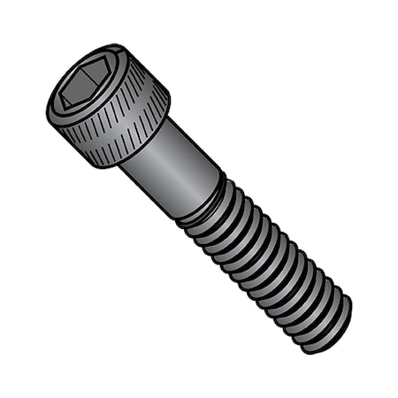 #4-40 Socket Head Cap Screw, Black Oxide Steel, 1/8 In Length, 5000 PK