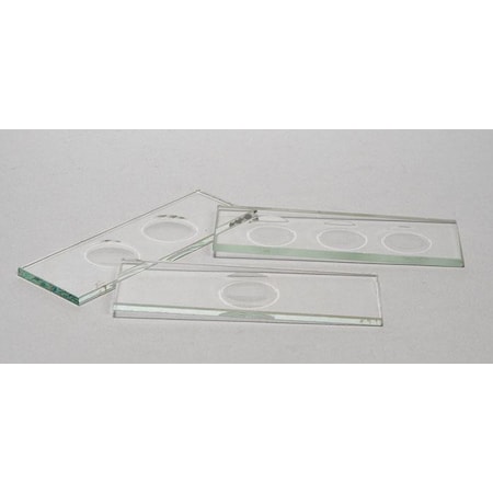 Concavity Slides,Glass,Thick,3 Concav