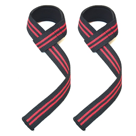 Weight Lifting Strap Red/Black