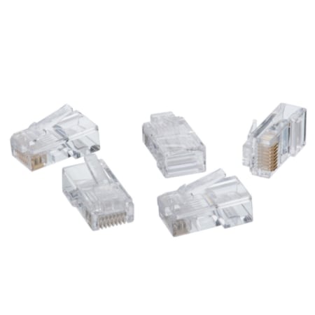 Cat5E Std Mod Plg Rj45 100/Jar,PK100