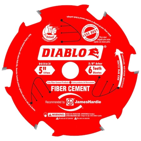 Tooth Carbide Fiber Cement HardiBlade,5