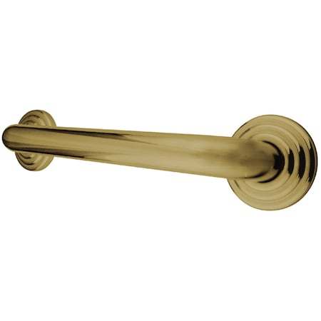35-1/16 L, Traditional, Brass, DR314322 32X1-1/4 OD Grab Bar, Polished Brass
