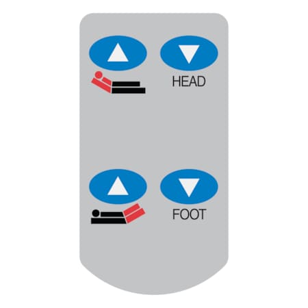 HD2 Replacement Bed Control Overlay