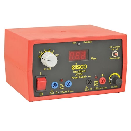 Eisco Power Supplies Low Voltage AC/ DC 12V/6A