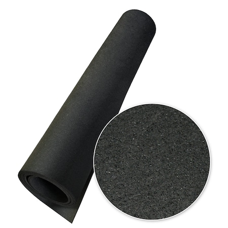 Elephant Bark Rubber Flooring - 3/8 In. X 4 Ft. X 6 Ft. - Black