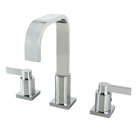 Dual Handle 8 To 16 Mount, 3 Hole FSC8961NDL 8 Widespread Lavatory Faucet, Polished Chrome