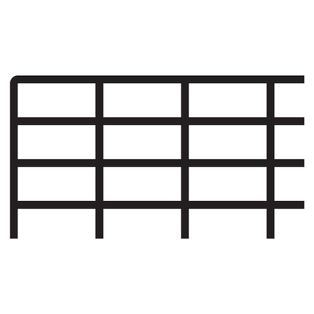 Peel/Stick, Quick Grid, 15.33x23, Black