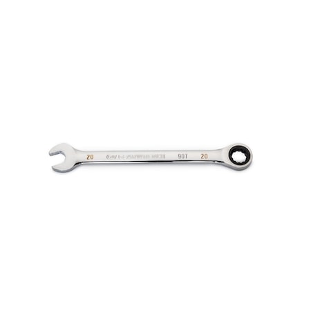 Combination Ratcheting Wrench,20 Mm 90T