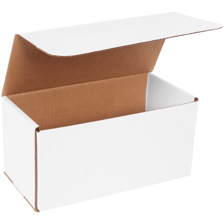 Corrugated Mailers, 12 X 6 X 6, White, 50/Bundle