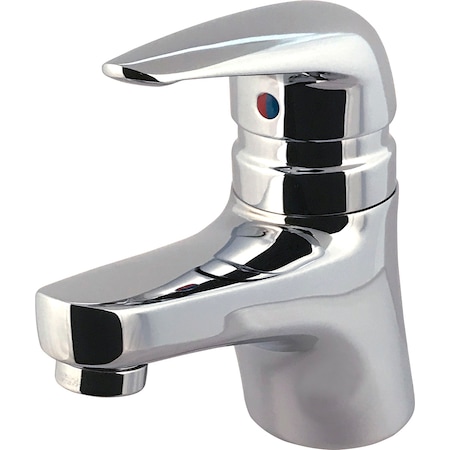 Single Handle 4-1/2 Mount, 1 Hole Bathroom Faucet, Polished Chrome