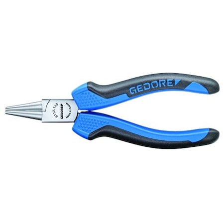 Round Nose Pliers, 5-1/2, Overall Length: 140mm