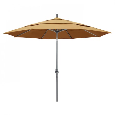 Patio Umbrella, Octagon, 110.5 H, Sunbrella Fabric, Wheat