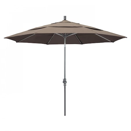 Patio Umbrella, Octagon, 110.5 H, Sunbrella Fabric, Taupe