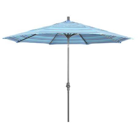 Patio Umbrella, Octagon, 110.5 H, Sunbrella Fabric, Dolce Oasis