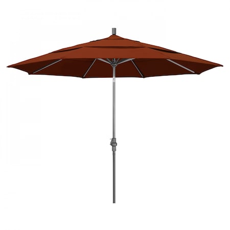 Patio Umbrella, Octagon, 110.5 H, Pacifica Fabric, Brick
