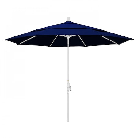 Patio Umbrella, Octagon, 110.5 H, Sunbrella Fabric, True Blue