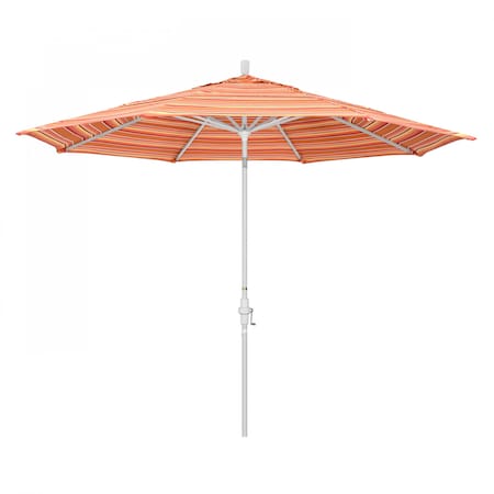 Patio Umbrella, Octagon, 110.5 H, Sunbrella Fabric, Dolce Mango