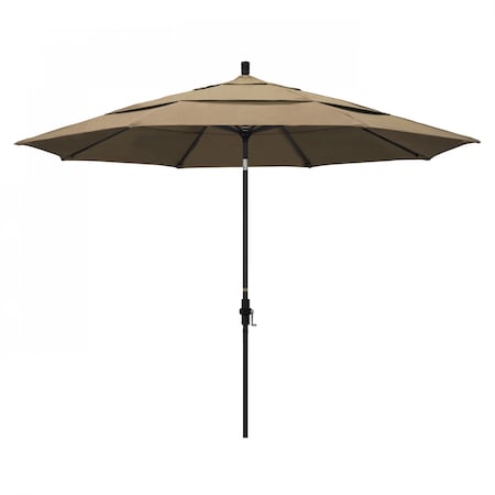 Patio Umbrella, Octagon, 110.5 H, Sunbrella Fabric, Heather Beige