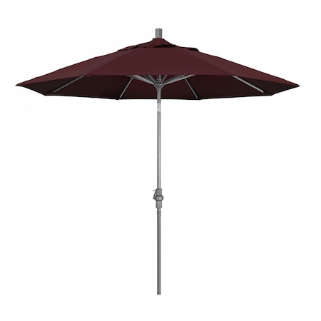 Patio Umbrella, Octagon, 102.38 H, Pacifica Fabric, Burgundy