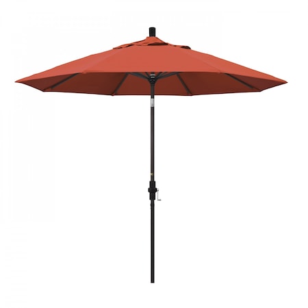 Patio Umbrella, Octagon, 102.38 H, Olefin Fabric, Sunset