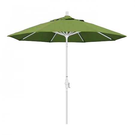 Patio Umbrella, Octagon, 102.38 H, Sunbrella Fabric, Spectrum Cilantro