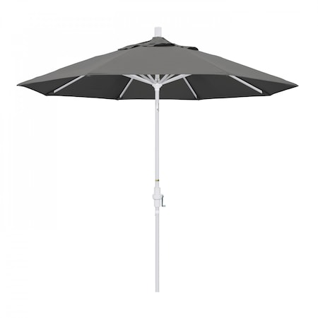 Patio Umbrella, Octagon, 102.38 H, Sunbrella Fabric, Charcoal