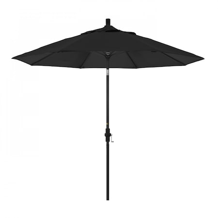 Patio Umbrella, Octagon, 102.38 H, Sunbrella Fabric, Black