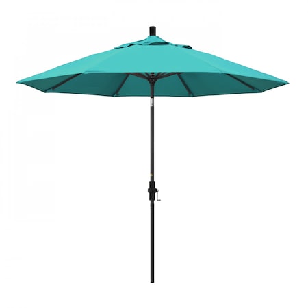 Patio Umbrella, Octagon, 102.38 H, Sunbrella Fabric, Aruba