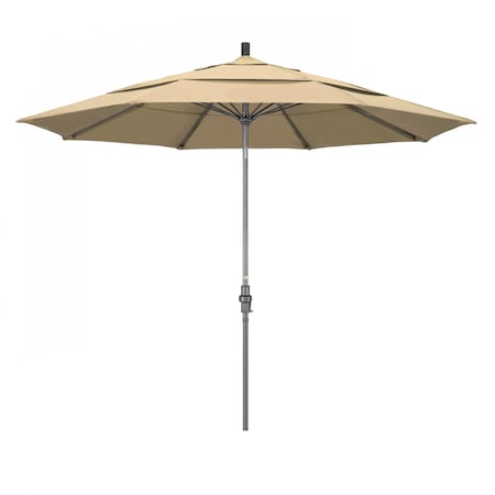 Patio Umbrella, Octagon, 109.5 H, Olefin Fabric, Antique Beige