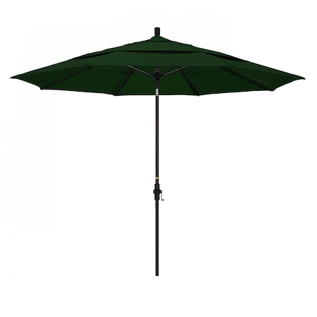 Patio Umbrella, Octagon, 109.5 H, Pacifica Fabric, Hunter Green