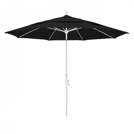 Patio Umbrella, Octagon, 109.5 H, Sunbrella Fabric, Black