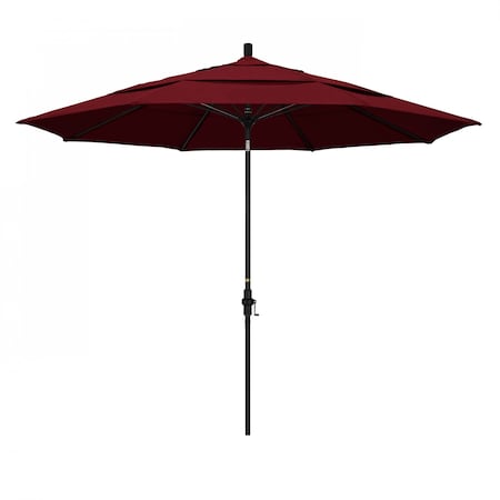 Patio Umbrella, Octagon, 109.5 H, Sunbrella Fabric, Spectrum Ruby