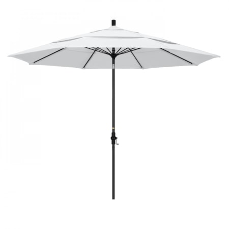 Patio Umbrella, Octagon, 109.5 H, Olefin Fabric, White