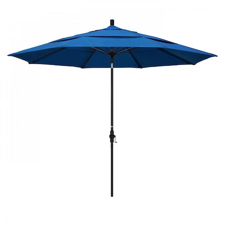 Patio Umbrella, Octagon, 109.5 H, Pacifica Fabric, Pacific Blue