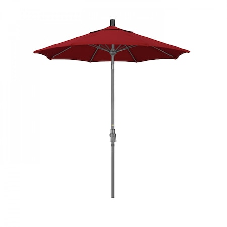 Patio Umbrella, Octagon, 102.5 H, Sunbrella Fabric, Jockey Red