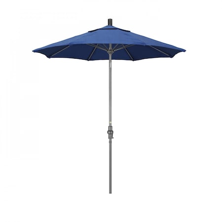 Patio Umbrella, Octagon, 102.5 H, Sunbrella Fabric, Regatta