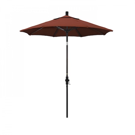 Patio Umbrella, Octagon, 102.5 H, Sunbrella Fabric, Terracotta