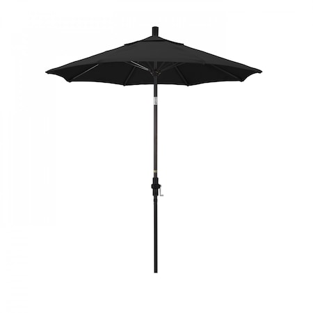 Patio Umbrella, Octagon, 102.5 H, Olefin Fabric, Black