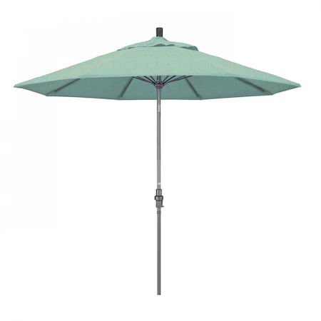 Patio Umbrella, Octagon, 101 H, Sunbrella Fabric, Spectrum Mist