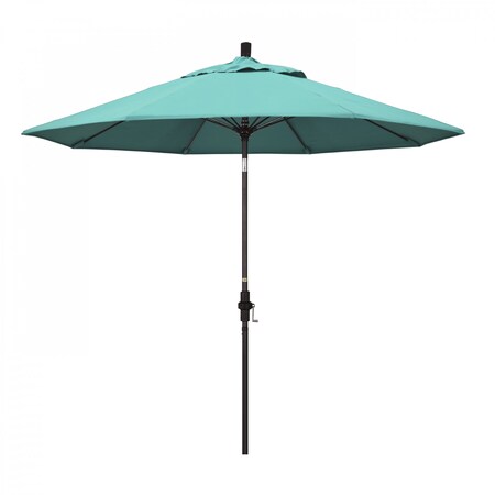 Patio Umbrella, Octagon, 101 H, Sunbrella Fabric, Aruba