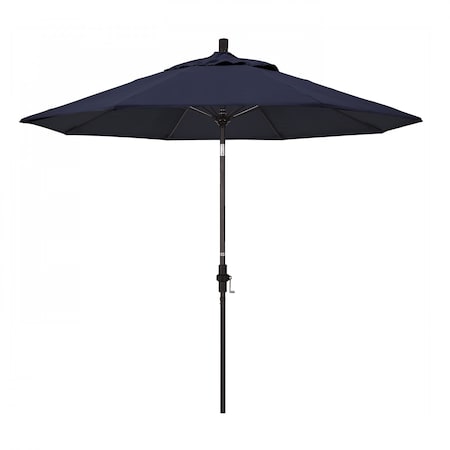 Patio Umbrella, Octagon, 101 H, Sunbrella Fabric, Navy